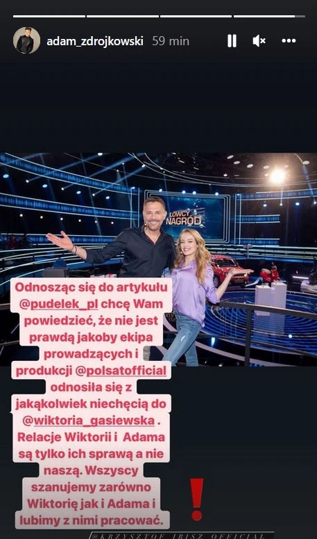 Zdrójkowski udostępnił post Krzysztofa Ibisza na temat Wiktorii Gąsiewskiej Zdrójkowski udostępnił post Krzysztofa Ibisza na temat Wiktorii Gąsiewskiej