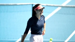 Polak trenował z mistrzynią Wielkiego Szlema