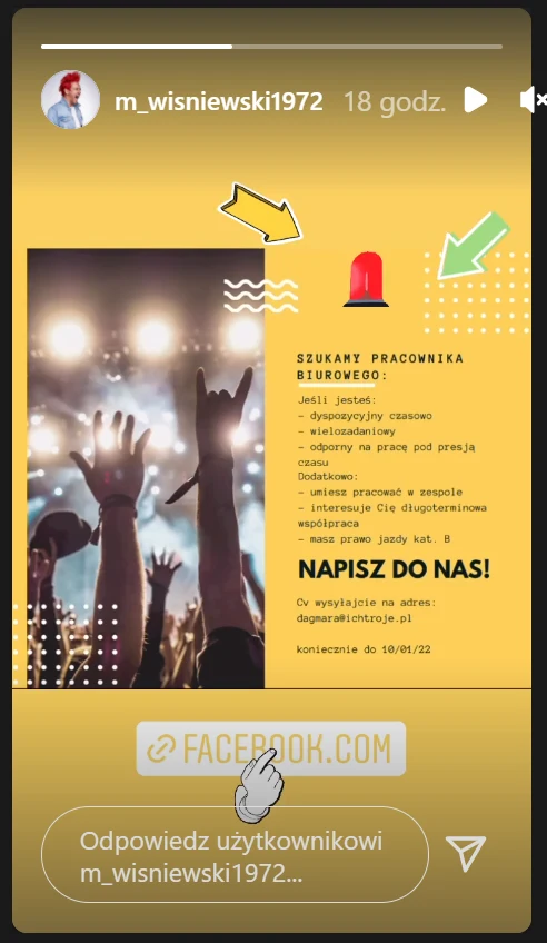 Michał Wiśniewski poszukuje pracownika Michał Wiśniewski poszukuje pracownika