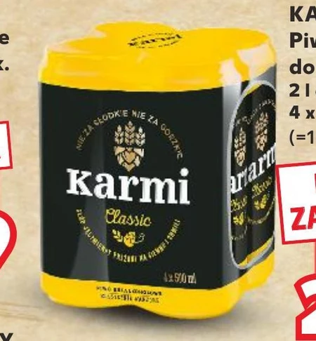 Karmi Classic Piwo ciemne bezalkoholowe 4 x 500 ml