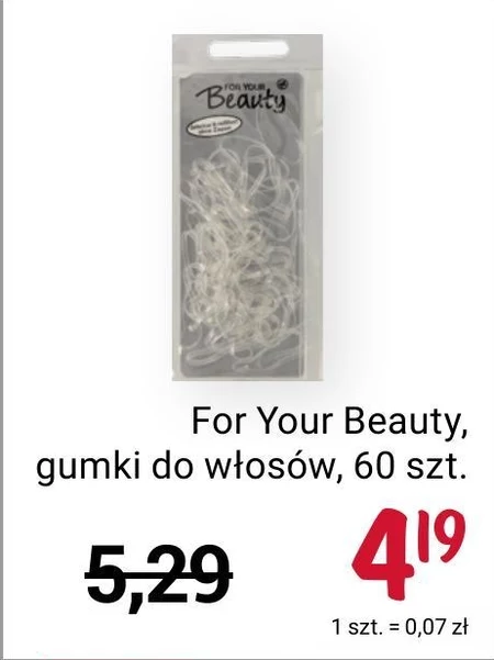 Zestaw gumek do włosów For Your Beauty