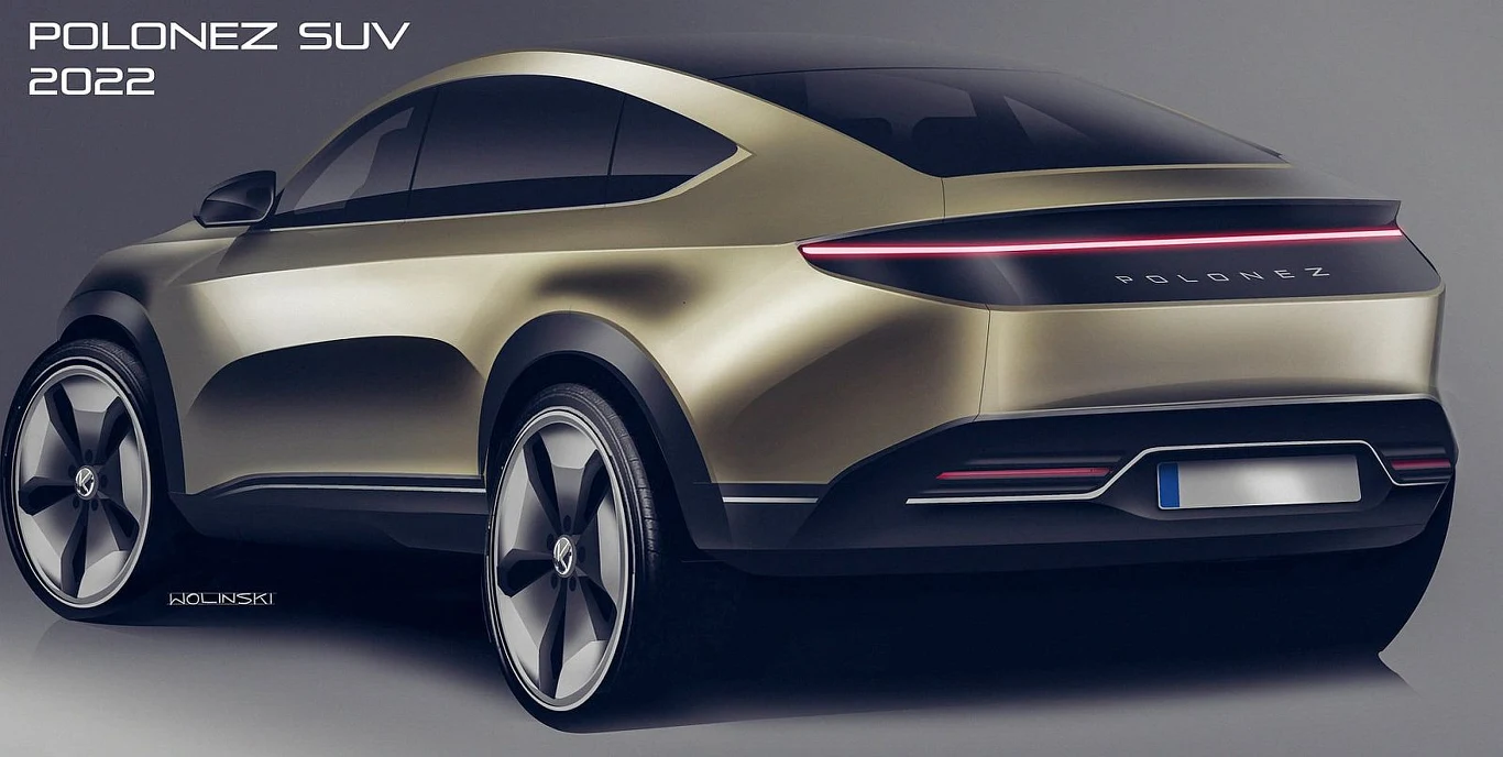 Wizja Poloneza SUV Coupe autorstwa Damiana Wolińskiego z Vosco Automotive