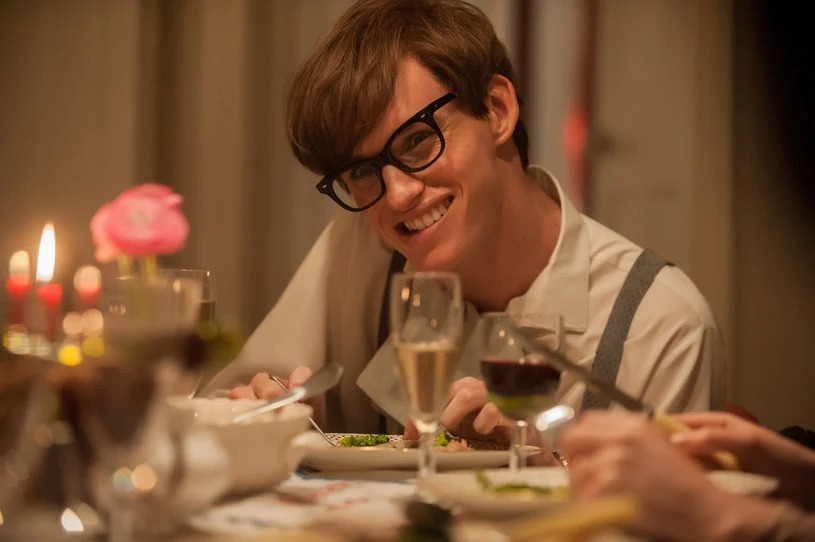 Eddie Redmayne w "Teorii wszystkiego"