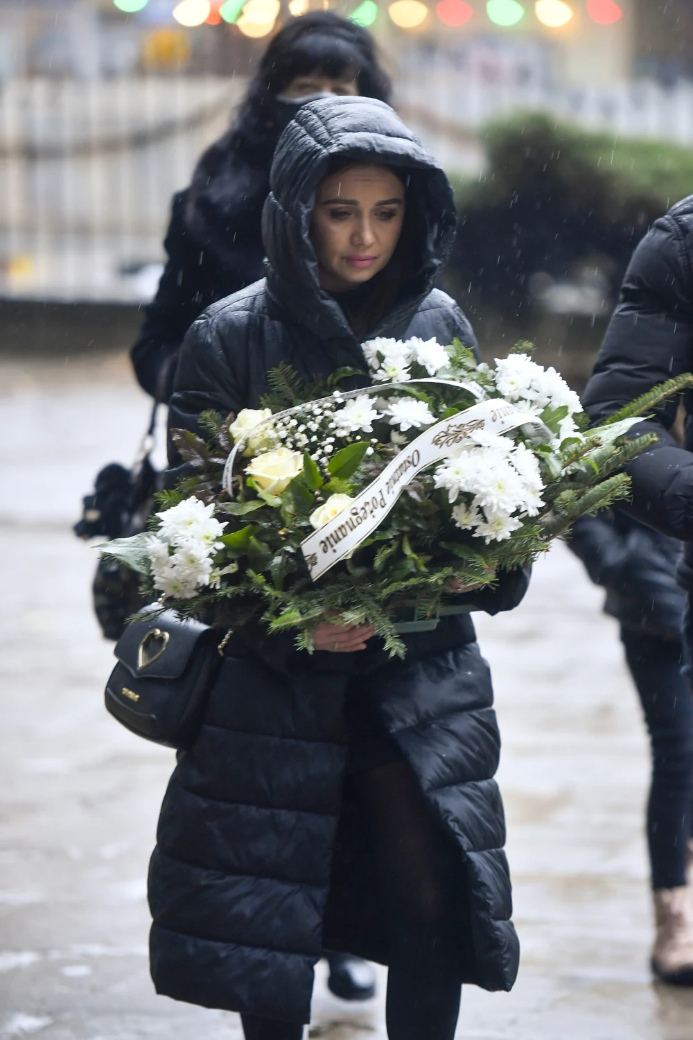 Agnieszka Mrozińska wzięła udział w pogrzebie Korolyova