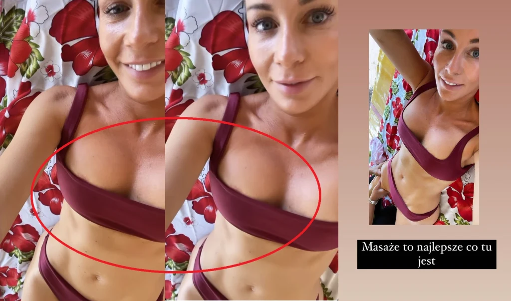 Małgorzata Rozenek i jej wypadająca pierś /https://www.instagram.com/m_rozenek/ Małgorzata Rozenek i jej wypadająca pierś /https://www.instagram.com/m_rozenek/