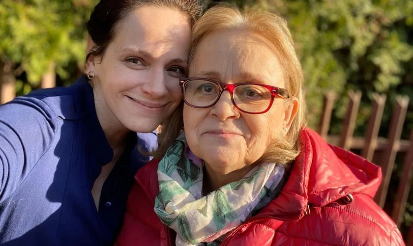 Marta Król ze swoją mamą, fot. Marta Król ze swoją mamą, fot.