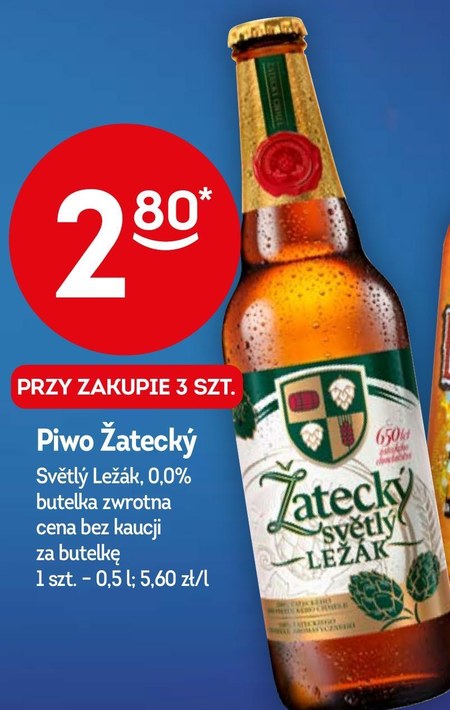 Piwo Zatecky promocja Żabka Ding pl