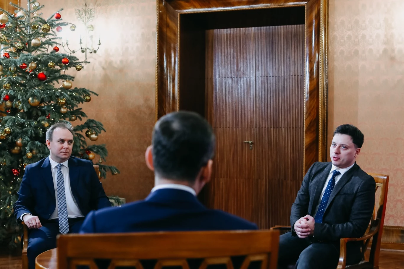 Piotr Witwicki i Paweł Czuryło w rozmowie z premierem Mateuszem Morawieckim Piotr Witwicki i Paweł Czuryło w rozmowie z premierem Mateuszem Morawieckim