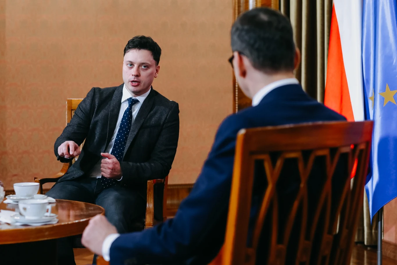 Redaktor naczelny Interii Piotr Witwicki w rozmowie z premierem Mateuszem Morawieckim Redaktor naczelny Interii Piotr Witwicki w rozmowie z premierem Mateuszem Morawieckim