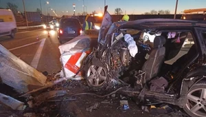 Opole. Śmiertelny wypadek Audi na obwodnicy