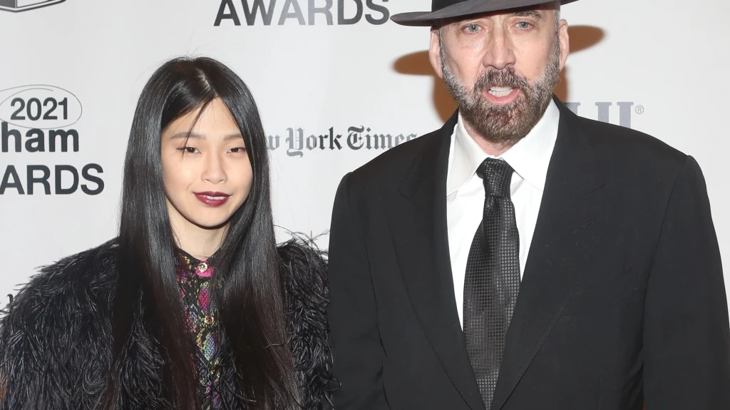 Nicolas Cage z żoną