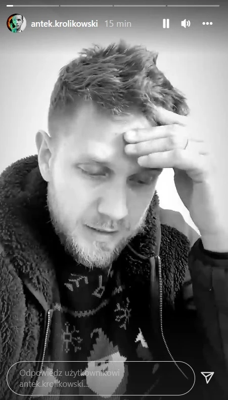 Antoni Królikowski opowiedział o zajściu z teściem na instastory Antoni Królikowski opowiedział o zajściu z teściem na instastory
