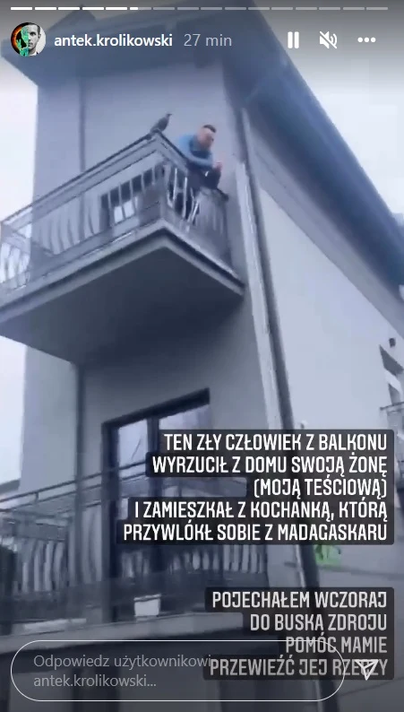 Antoni Królikowski o zajściu z teściem