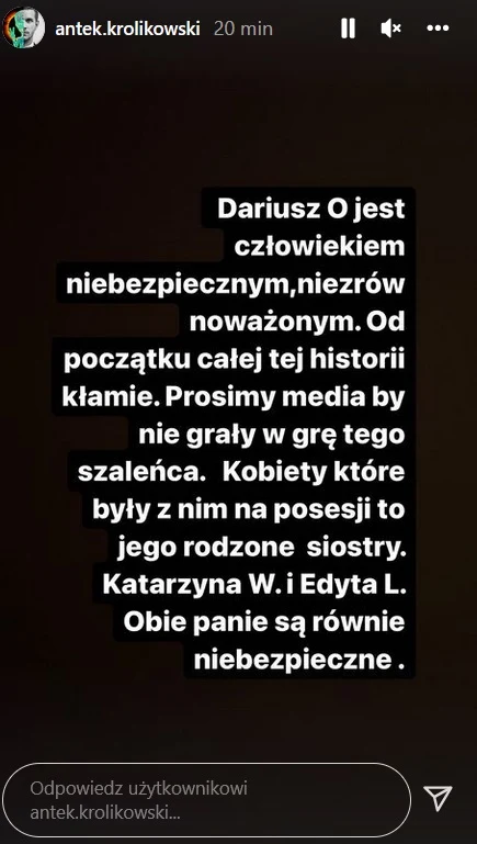 Antoni Królikowski o swoim teściu