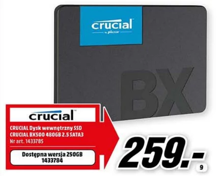 Dysk ssd Crucial