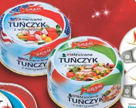 Graal Americana Tuńczyk z warzywami 280 g