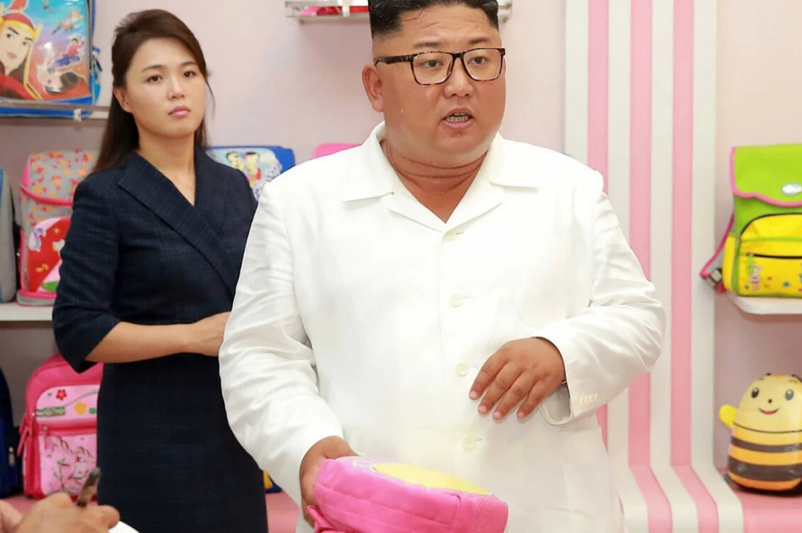 Ri Sol-Ju i Kim Dzong Un Ri Sol-Ju i Kim Dzong Un