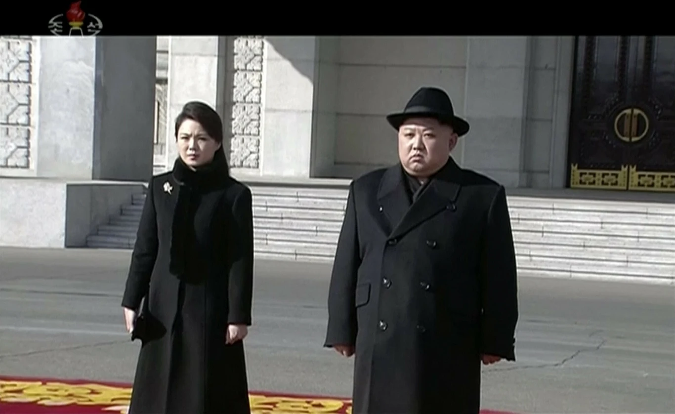 Ri Sol-Ju i Kim Dzong Un Ri Sol-Ju i Kim Dzong Un
