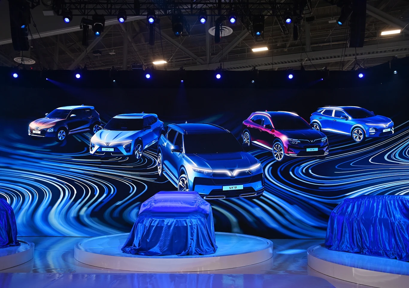 Prezentacja modeli VinFast na targach CES w Las Vegas