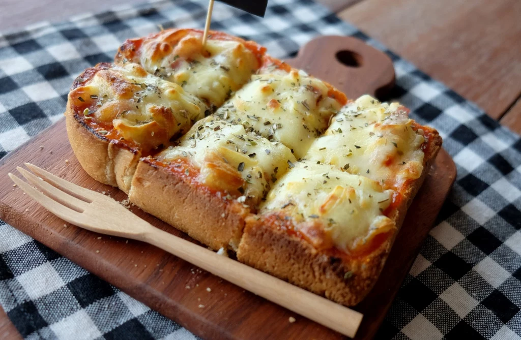 Pizza z chleba tostowego dla zabieganych szefów kuchni