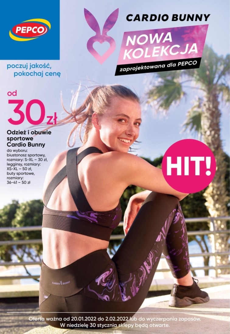 Pepco - Cardio Bunny nowa kolekcja