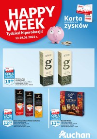 Gazetka promocyjna Auchan Hipermarket - Happy Week w Auchan!     - ważna do 18-01-2022