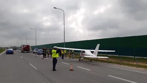 Samolot wylądował na autostradzie A1. Koniec śledztwa