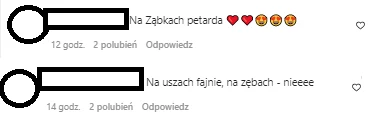 Komentarze pod postem Moniki Miller na IG @monika.milller/ Komentarze pod postem Moniki Miller na IG @monika.milller/