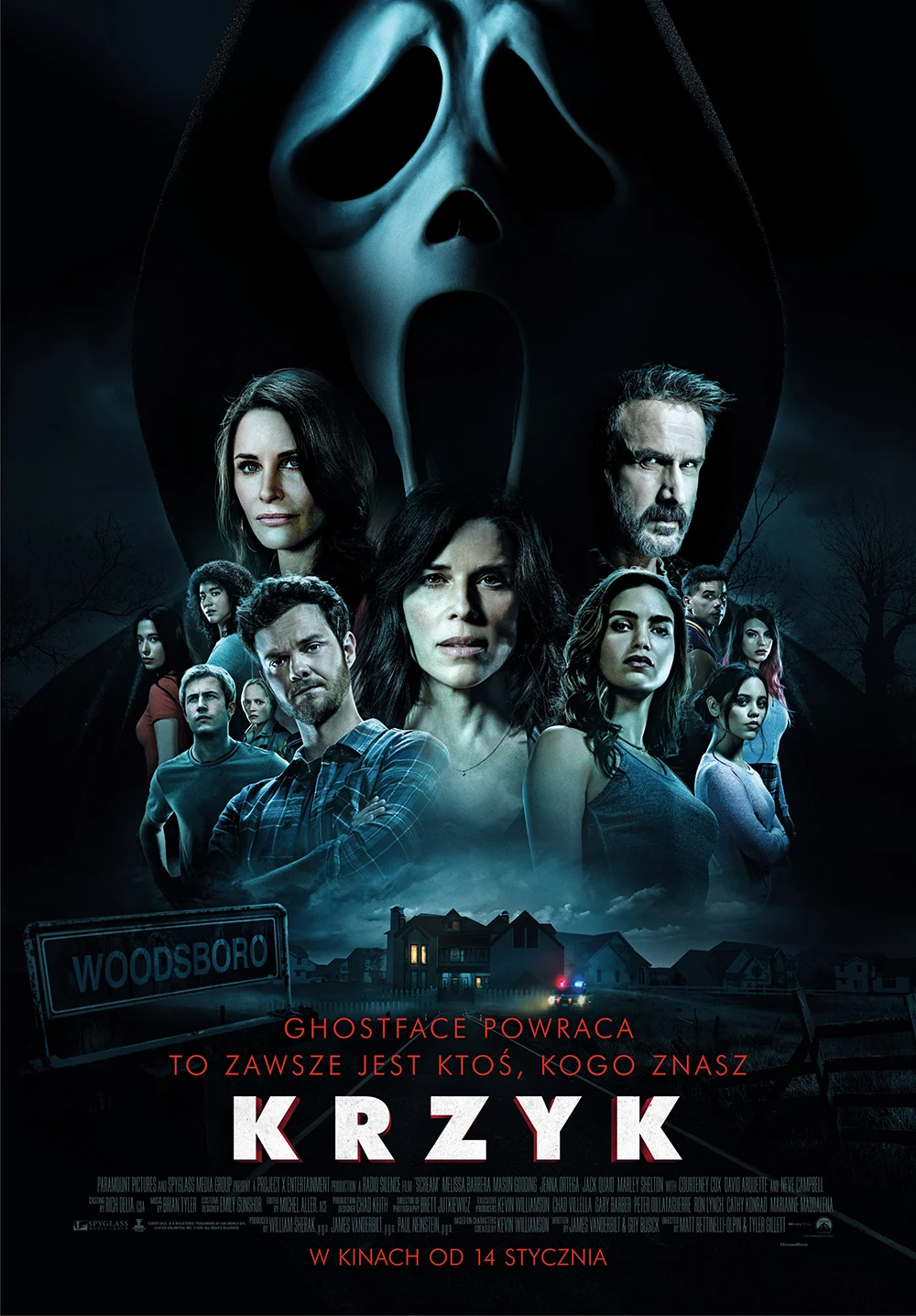 Plakat filmu "Krzyk"