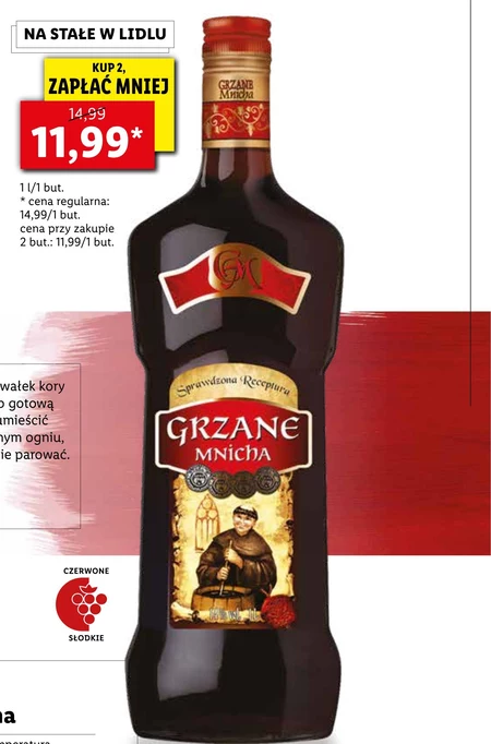 Wino grzane Grzaniec Mnicha