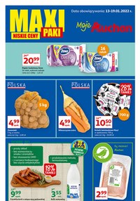 Gazetka promocyjna Moje Auchan - Maxi niskie ceny w Auchan - ważna do 19-01-2022