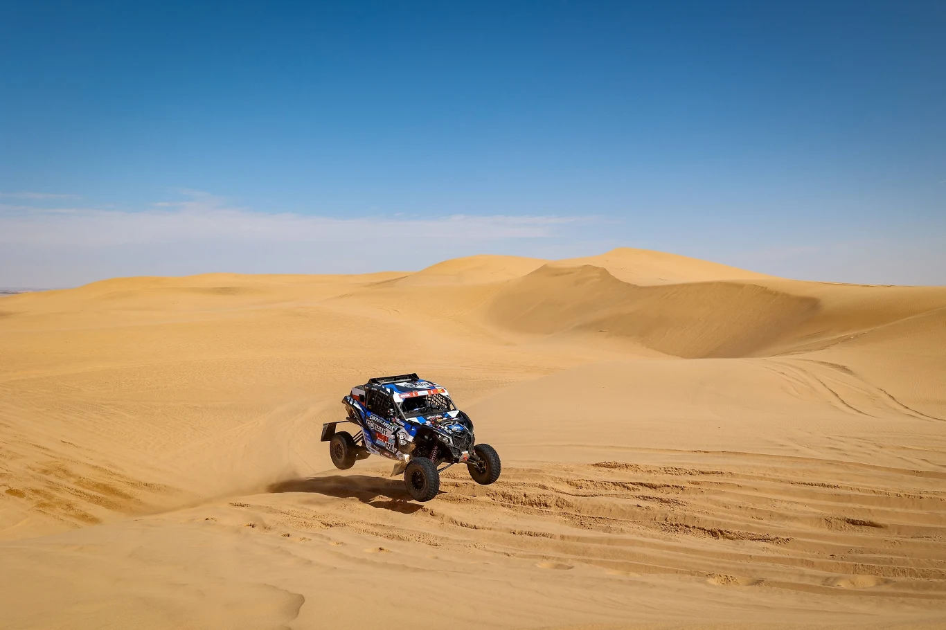 Marek Goczał i Łukasz Łaskawiec na trasie Rajdu Dakar 2022
