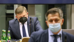 Wojciech Skurkiewicz na posiedzeniu komisji