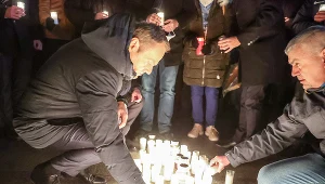 Akcja uczczenia pamięci o ofiarach pandemii koronawirusa w Polsce