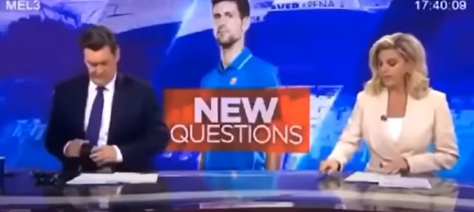 Wyciekło nagranie, w którym australijscy dziennikarze ostro skrytykowali Novaka Djokovicia   /https://www.youtube.com/watch?v=HliNLBvLV0M