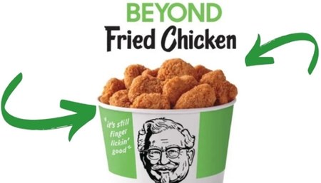KFC i wegańskie nuggetsy. 