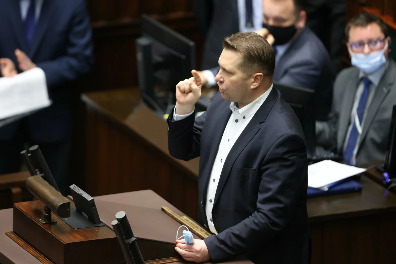 Minister edukacji Przemysław Czarnek