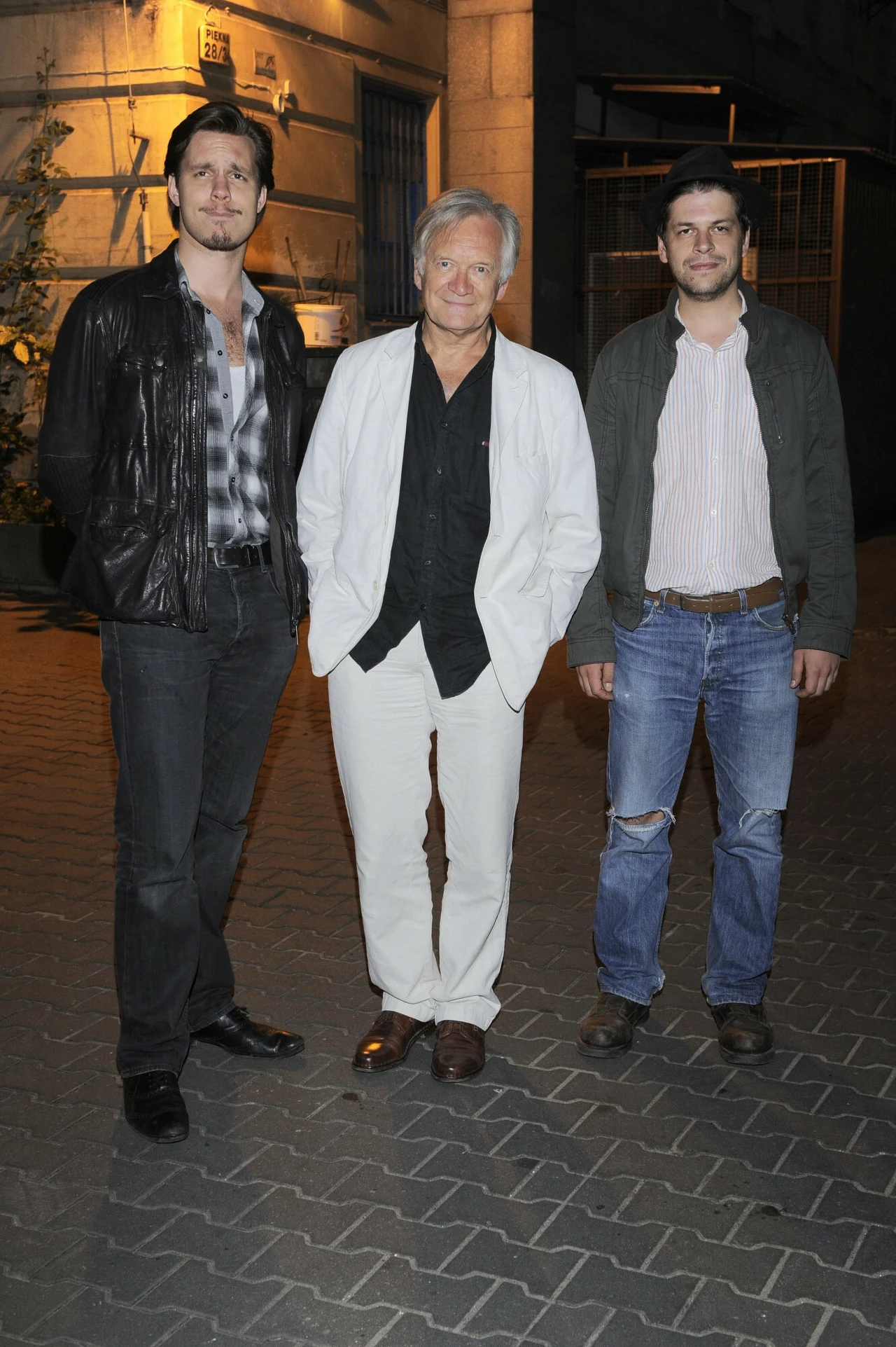 Andrzej Seweryn z synami, 2011 Andrzej Seweryn z synami, 2011