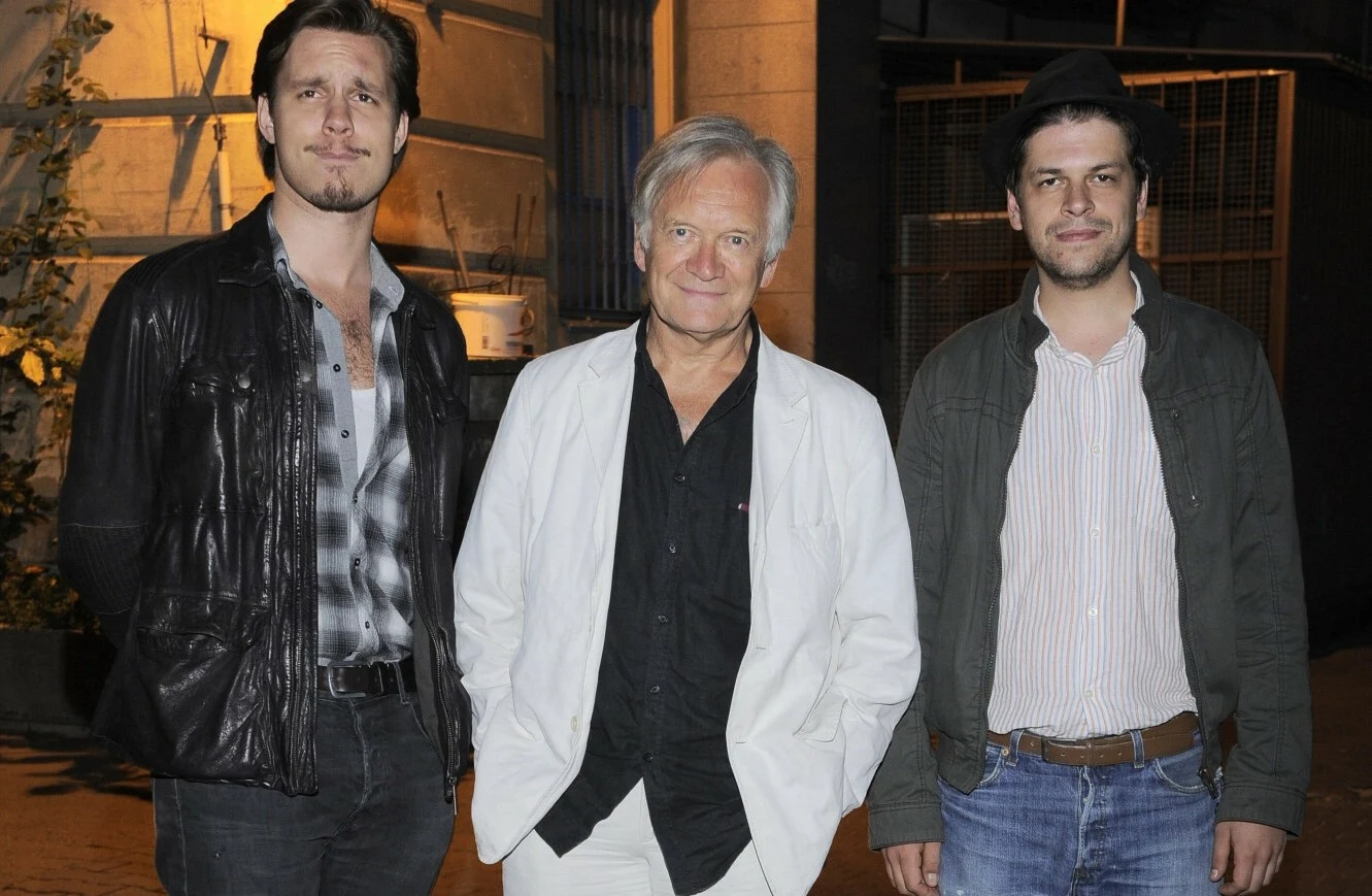 Andrzej Seweryn z synami: Maximilienem i Yannem, 2011 Andrzej Seweryn z synami: Maximilienem i Yannem, 2011