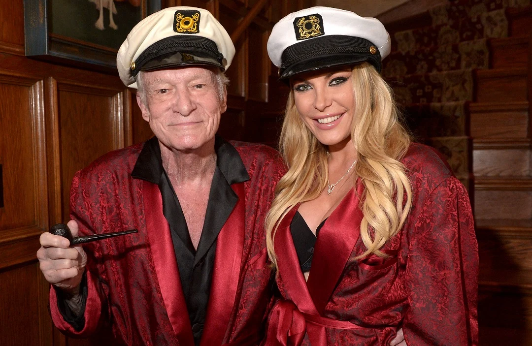 Hugh Hefner z żoną Crystal Hefner Hugh Hefner z żoną Crystal Hefner