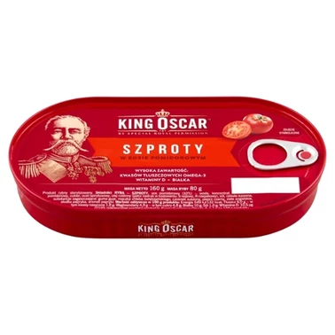 King Oscar Szproty w sosie pomidorowym 160 g - 0