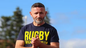 Trener rugbistów Arki Gdynia, Dariusz Komisarczuk mówi o środku tabeli jako celu jego drużyny na rundę wiosenną