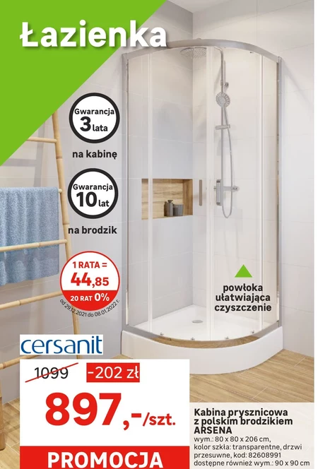 Kabina prysznicowa Cersanit
