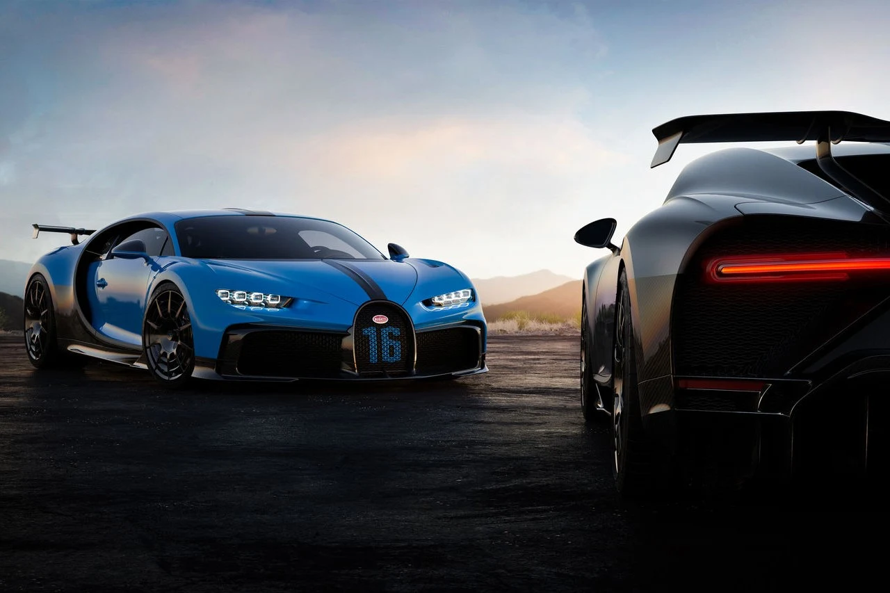 Gdy nowo zaprojektowane opony dla Chiron Pur Sport będą dostępne, zostaną wymienione na koszt Bugatti