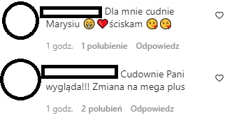 komentarze pod postem @marysiaschreiber