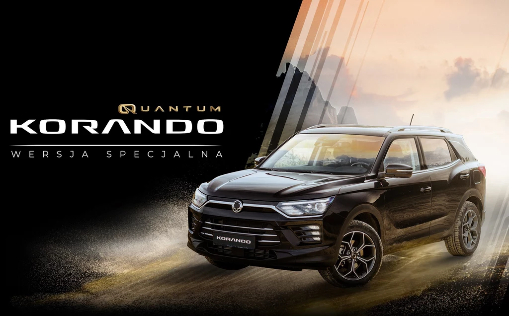 SsangYong Korando w wersji Quantum wyceniono na 100 900 zł