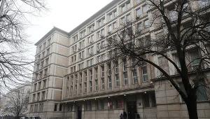 Siedziba Ministerstwa Aktywów Państwowych w Warszawie, w którym 13 stycznia 2022 r. odbyło się spotkanie przedstawicieli związków zawodowych w Polskiej Grupie Górniczej z wiceszefem resortu Piotrem Pyzikiem