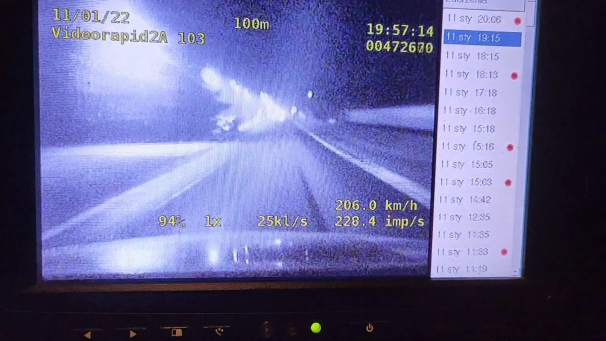 Piotrkowscy policjanci rejestrowali cały przebieg interwencji na wideorejestratorze 