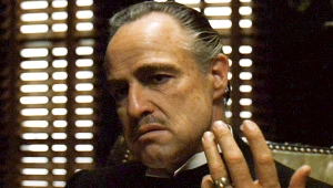 Marlon Brando w filmie "Ojciec chrzesnty"