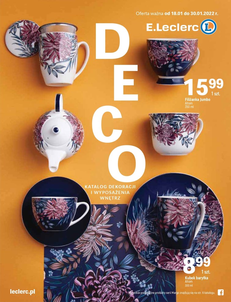E.Leclerc - katalog dekoracji i wyposażenia wnętrz